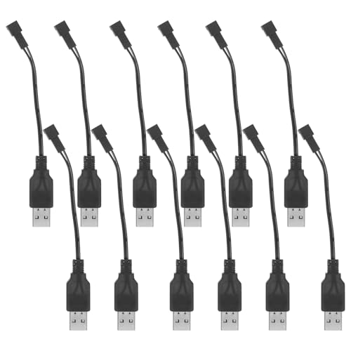 Cable USB-C para máquinas de burbujas en fiestas infantiles juego de 12 adaptadores de 10 cm
