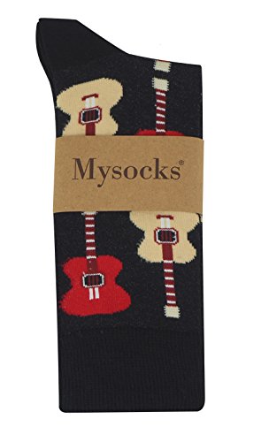 Image of Mysocks Unisex Extra Fine Combed Cotton Crew Socks |Colourful Designs | Seamless Toe | Make Your Steps Enjoyable