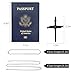Cavalcade Cross Pendant for Car Rear View Mirror Decor Faith Amulet Religious Nail Ornament Charm Men Christian Gift, Black