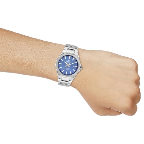 Casio Edifice EFR-S108D-2AVUDF Blue Analog Dial Silver Stainless Steel Band Men's Watch Slim Case Sapphire Glass ED602 - Image 5