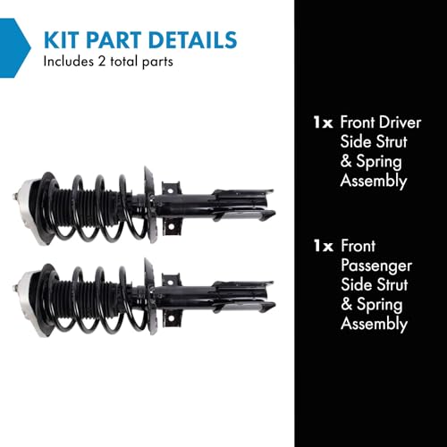Image of TRQ Front Strut and Spring Assembly Set Loaded