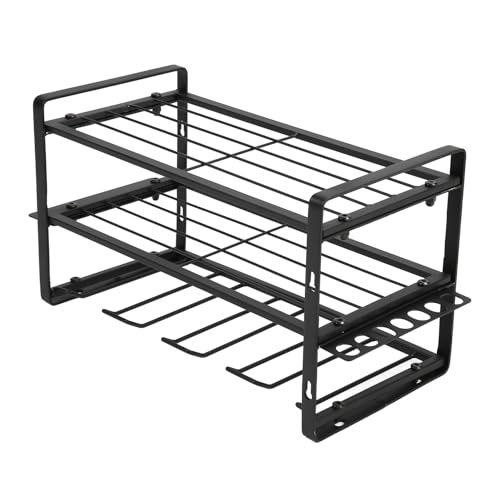 Organizador De Brocas Rack De Armazenamento De Brocas Sem Fio Suporte De Broca Preto Suporte De Ferr
