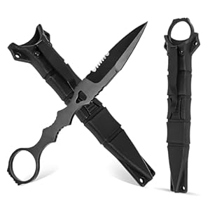 Nczcdzsw Stiefelmesser 17CM Feststehendes Messer