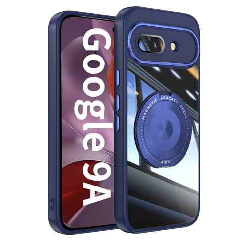 Fadkzyxr Google Pixel 9a �P�[�X �����O�t�� 360°��]�\ �X�^���h�@�\ MagSafe�Ή� ���b�v�z�[���t�� �X�}�z�P�[�X �O�[�O�� �s�N�Z�� 9a �P�[�X �g�уJ�o�[ �ϏՌ� �}�O�Z�[�t�Ή� �����^ �������-�u���[