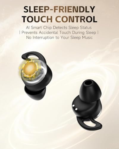 Paekole Sleep Earbuds for Side Sleepers, Ultra Small Noise Cancelling Buds - image 8