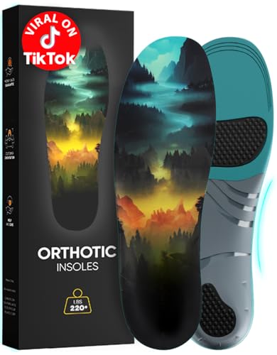 CRUVHEAL Plantar Fasciitis Insoles Men Women Blue