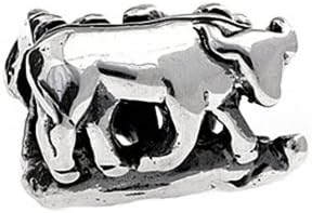 SilveRado Sterling Silver Zodiac Taurus Bead/Charm