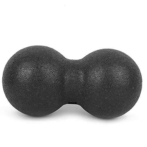 Natudeco Bola De Masaje De Yoga Bola De Masaje De Cacahuete Bola De Masaje Doble Rodillo Masaje Multizona Músculos Relajantes Equipo De Masaje para Atletas Y Entusiastas del Yoga(Black)