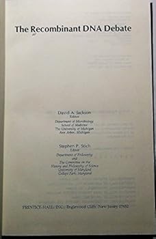 Hardcover Recombinant DNA Debate Book