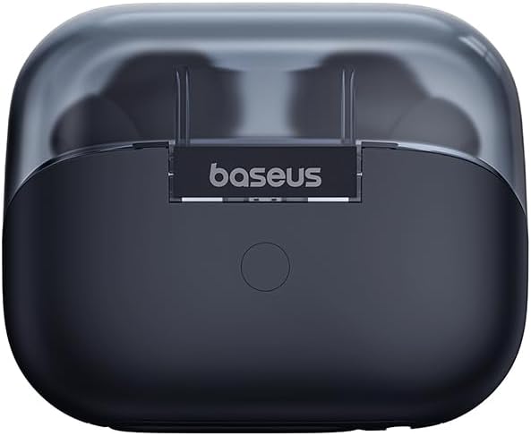 Spate view of the Baseus AeQur G10 charging case with Baseus logo