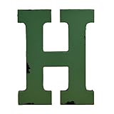 WINGONEER Multi-Color Wood Alphabet Letter Sign Name Kids Room Wedding Nursery Decoration - H_Green