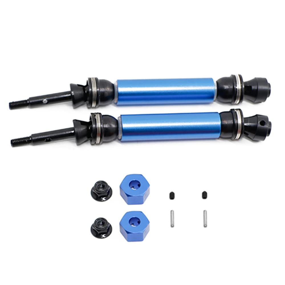2 PièCes Arbre de Transmission ArrièRe CVD pour 1/10 2WD SéRie Ruckus Torment Circuit AMP RC PièCes de Mise à Niveau de Voiture, 2