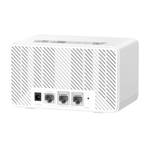 Image of Mercusys TP-Link Halo H37BE Mesh Wi-Fi 7 BE6500Mbps Dual-Band, 2 WAN /LAN Ports of 2.5G, 1 Gigabit WAN /LAN Port, Covered up to 650 m, 4K-QAM, MLO, Multi-RUs, OFDMA, APP Control, WPA3-SAE, 3pcs