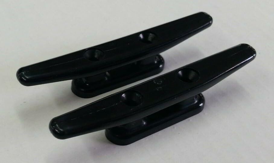 SmartSavor Boat, Marine Dock Cleat Black Nylon 4