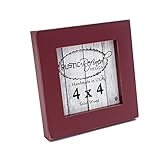 4x4 Gallery Frame with 1 Inch Border - Barn Red