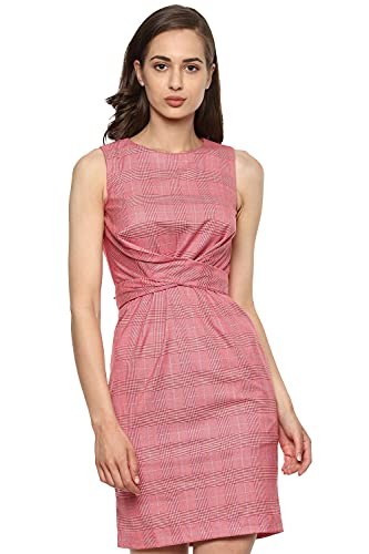 Image of Van Heusen Women's Polyester Blend Bandage above The Knee Dress