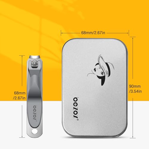 Image of BEZOX Safe Baby Nail Clippers, Small Jaw Kids Nail Clipper Trimmers for Infants, Child and Toddlers, Precision Nail Grooming Tool for Tiny Fingers and Toes - Silver