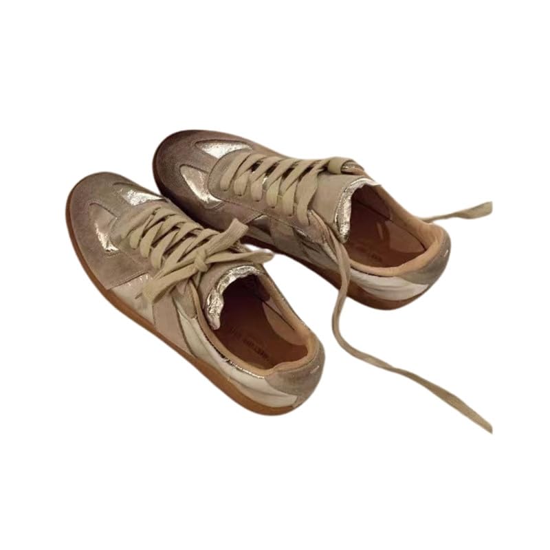 Leather Version Matching Old Leather Casual Sports Shoes for Women | Soft Sole Everyday Footwear-image-17