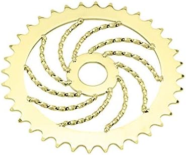 bike Lowrider Twisted Steel Sprocket 1/2 X 1/8 36t Gold.