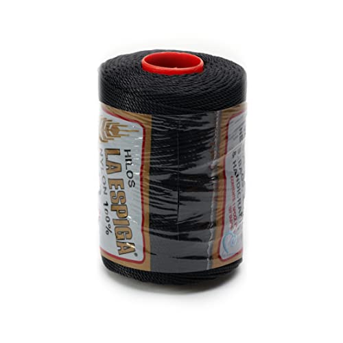 Image of Espiga No.18-100% Nylon Omega String Cord for Knitting and Crochet - 19 Black