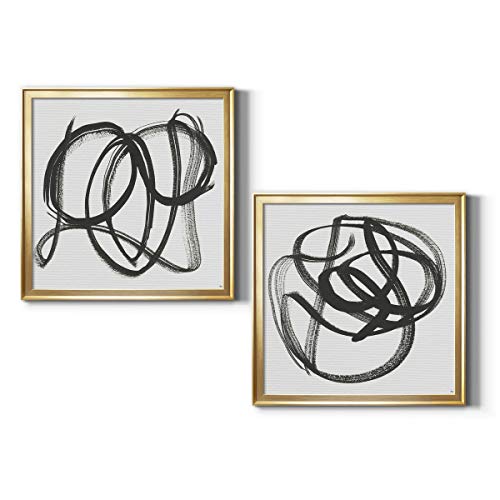 Neutral Color Wall Art, Wall DÃ©cor Canvas, Beaches, Floral, Animals, Bohemian, & Vintage Styles, Ready to Hang -Gold Framed, Along The Path III 22X22