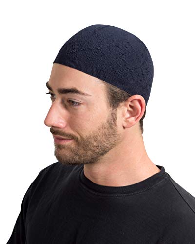 Candid Light Weight Turkish Crochet Kufi for Men's in Solid Colors