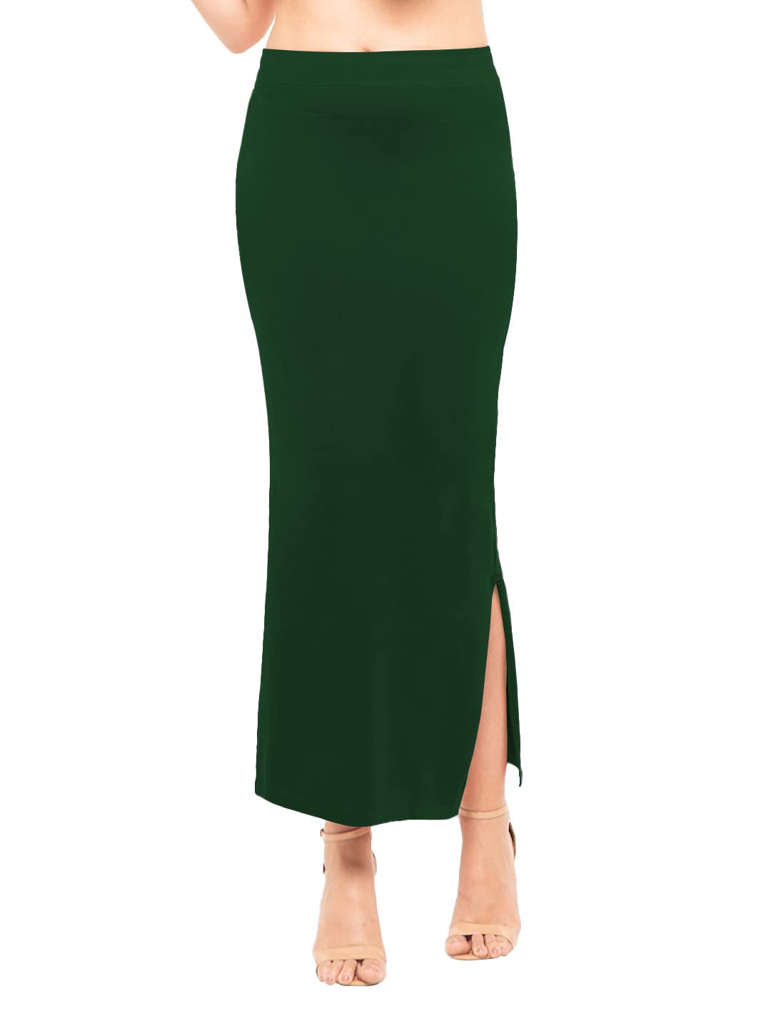 Lyra Lycra Saree Shapewear Petticoat for Womens Sarees Bottle Green (B0C1NJR5HS) Amazon Price History, Amazon Price Tracker