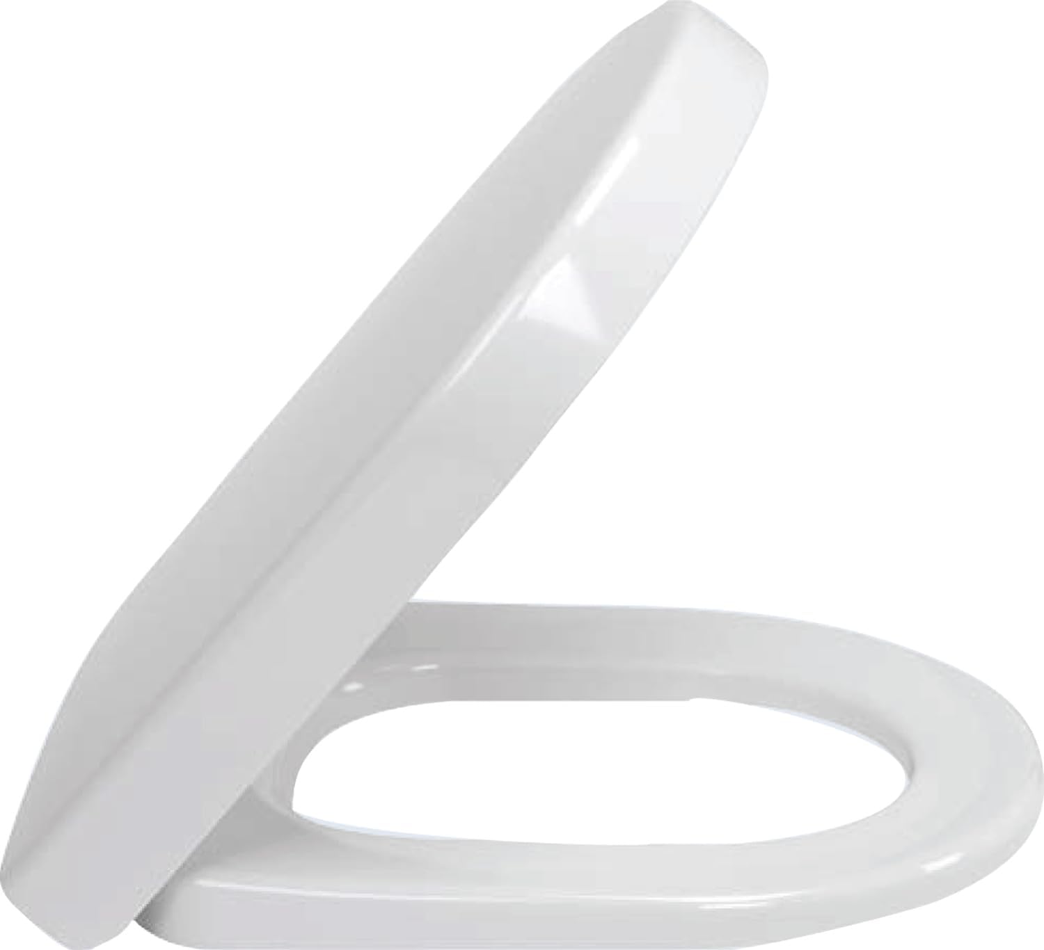9M55Q101 V&B Subway Quick Release Toilet Seat, Chromed Hinges, Alpine White