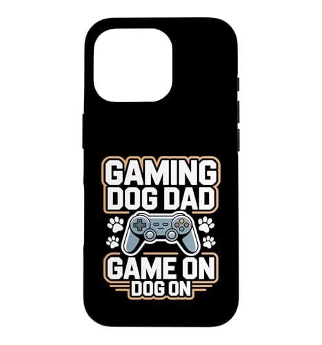 �������ȃQ�[���uDog Dad Game On Dog On Controller�v �X�}�z�P�[�X iPhone 16 Pro �p