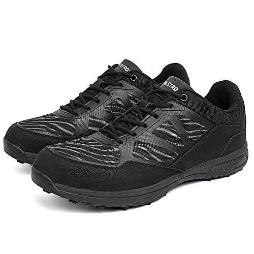 Image of THESTRON Men Golf Shoes Spring Summer Breathable Spikeless Golf Training Sport Sneakers Big Size US 7-14 Golf Walking Shoes 