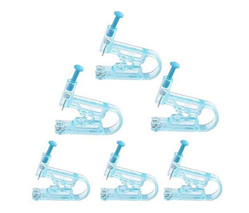 AOI Herramienta de Unidad de Pistola de perforación de Oreja estéril desechable con Perno Prisionero Asepsis Pierce Kit 6pcs