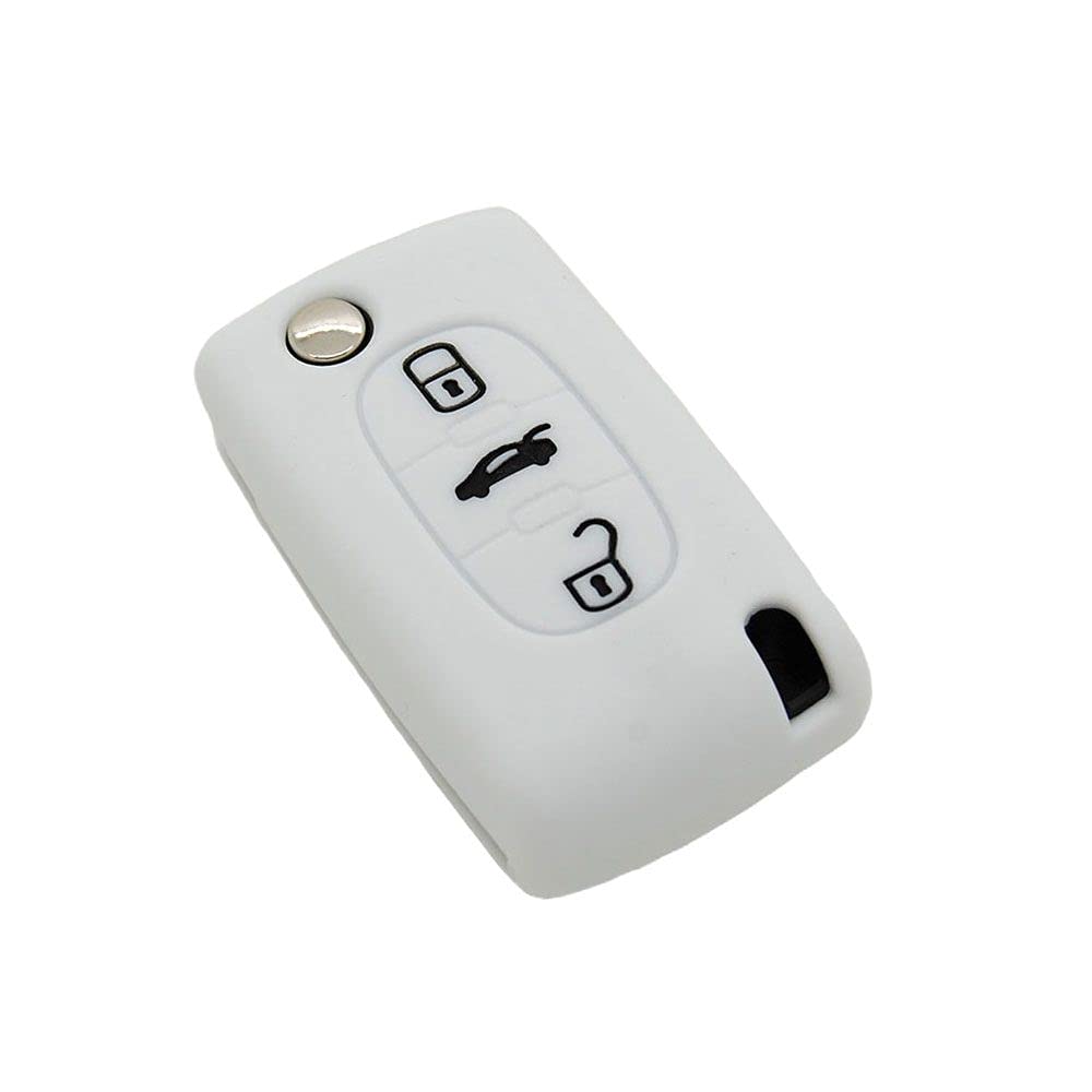 Custodia In Silicone Per Chiave Auto A 3 Pulsanti – Protezione Antigraffio E Antiurto