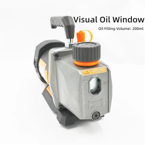 Bomba de vacío con batería de litio de 18 V, 5 Pa, 80 W, 2,5 CFM, entrada de aire de 1/4 pulgada, para refrigeración, aire acondicionado automotriz y doméstico miniatura 4
