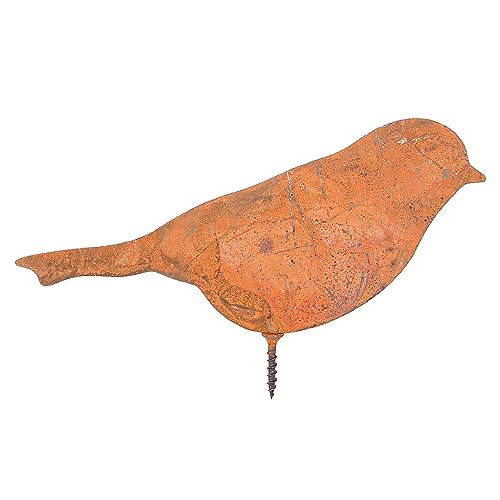 Tiardey 4PCS Metal Garden Birds Decoration Rust Bird Garden Decoration for Outdoor Autumn Decoration Outdoor Garden Decoration - Image 3