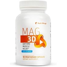 SaltWrap Mag 3D Daytime Non-Drowsy Leg Cramp & Muscle Relief Support - Natural Supplement for Muscle and Nerve Health with Turmeric, Alpha Lipoic Acid & Magnesium