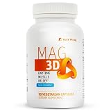 SaltWrap Mag 3D – Daytime (Non-Drowsy) Leg Cramp & Muscle Relief Support - Natural Supplement for Muscle and Nerve Health with Turmeric, Alpha Lipoic Acid & Magnesium