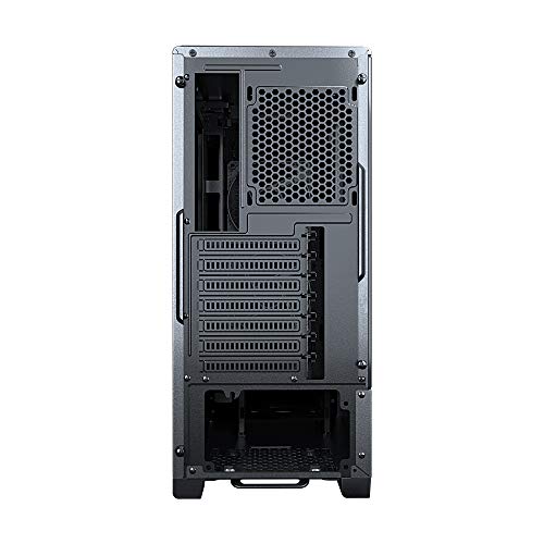MTALLICGAR MetallicGear Neo Air ATX Mid-Tower High Airflow Mesh Front Design, 2X 120 RGB Skiron Fans, RGB Controller, Black