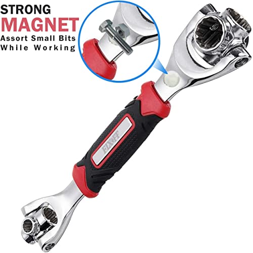 FIX IT Universal Socket Wrench - 48 in 1 Multifunction Socket Wrenches Tool with 360 Degree Rotating Head, Spanner Tool for Home and Car Repair 6 FIX IT Universal Socket Wrench - 48 in 1 Multifunction Socket Wrenches Tool with 360 Degree Rotating Head, Spanner Tool for Home and Car Repair - Image 6