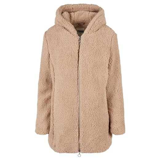Urban s Damen Ladies Sherpa npullover Regular Fit Kapuzenpullover, sand, M