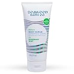 Seaweed Bath Co. Detox Body Scrub, Rosemary Mint Scent, 6 Ounce, Sustainably Harvested Seaweed, French Sea Clay, Coffee Extract