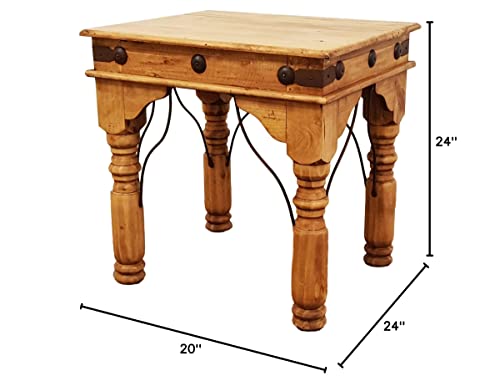 Rustics For Less Traditional End Table Medium Lt-Lat-03 #TOP4