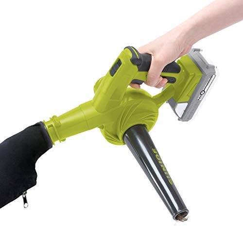 Sun Joe 24V-WSB-LTE 180-MPH 92-CFM Max Cordless Rechargeable Multi-Purpose Workshop Blower, Kit (w/ 2.0-Ah Battery + Charger)