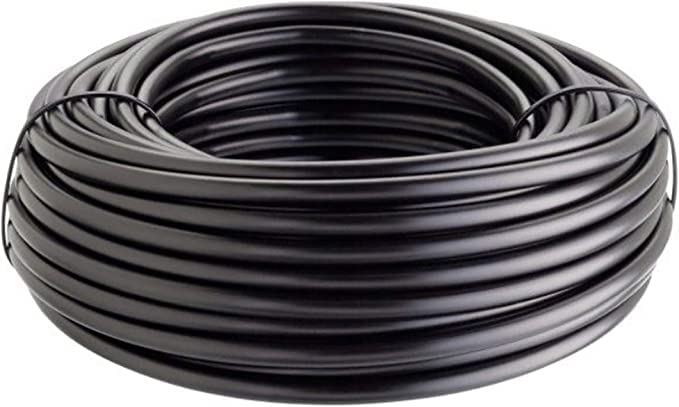 Suinga Tubo in Polietilene 18mm | Tubo Agricolo 18mm 2,5 bar 200 metri | Tubo di irrigazione 18mm | Tubo per irrigazione 18mm | Tubo per irrigazione a goccia 18mm, nero