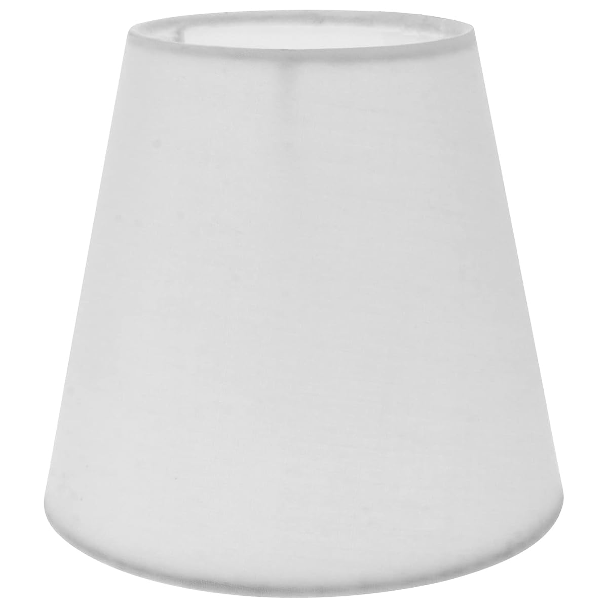 Lurrose Cloth Lampshade White Fabric Lamp Cover for Chandelier Wall Light