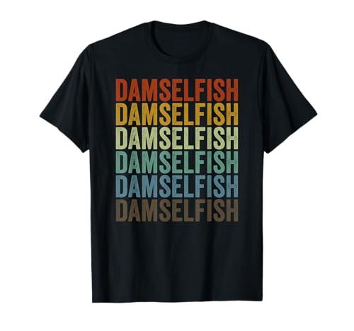 Damselfish Fish Retro T-Shirt