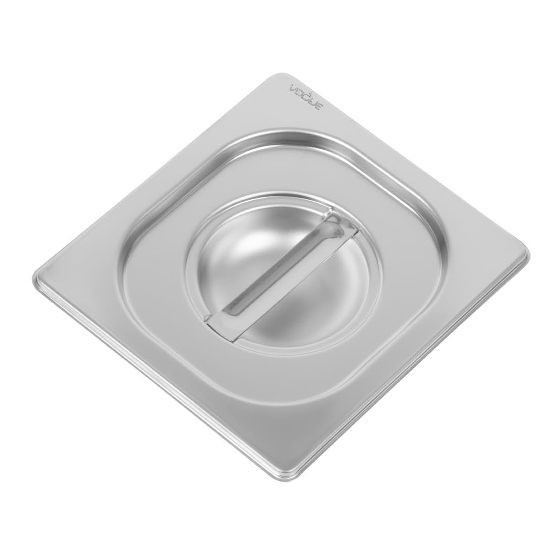 Vogue DW459 304 - Coperchio in acciaio INOX resistente, 1/6, 162 x 176 mm, colore: Argento
