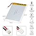 YTKavq 3.7V 2500mAh Battery 366890 Lithium Polymer Ion Rechargeable Li-ion Li-Po Battery with 2P PH 2.0mm Pitch Connector