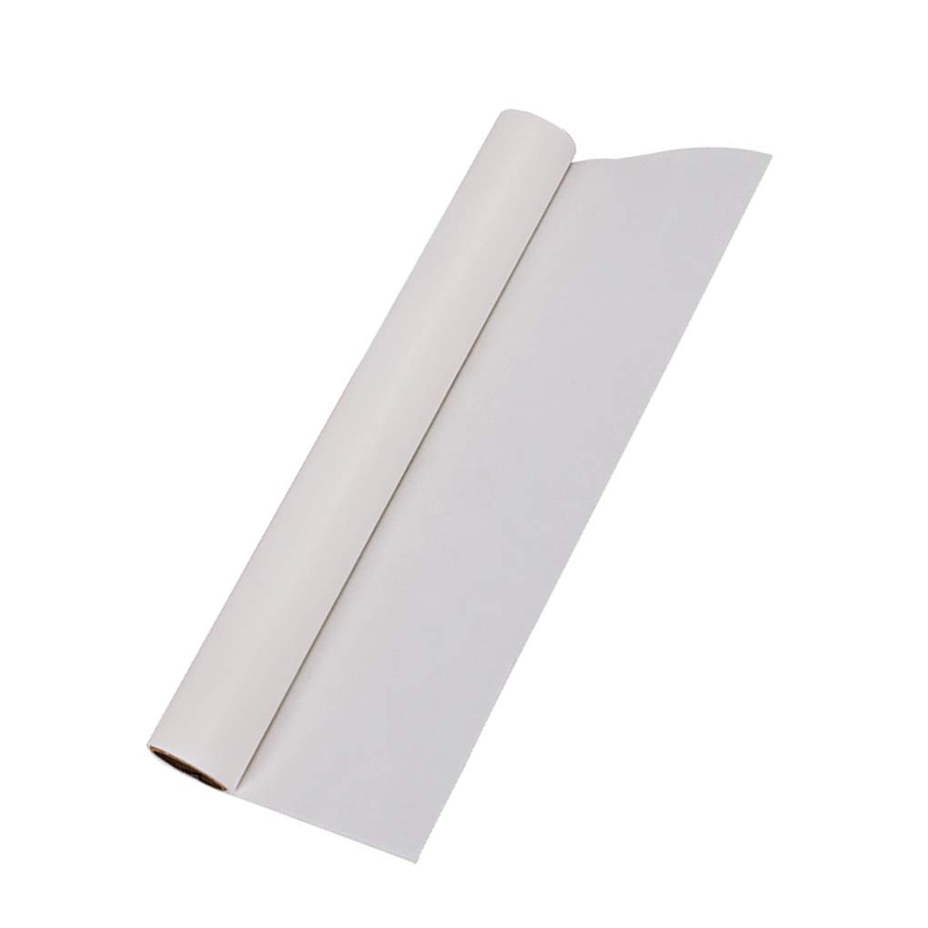 Set di 5 fogli di carta da forno per barbecue, a prova di olio, antiaderenti, resistenti alle alte temperature, in pasta di legno, 10 m, colore: bianco, 10 m x 30 cm