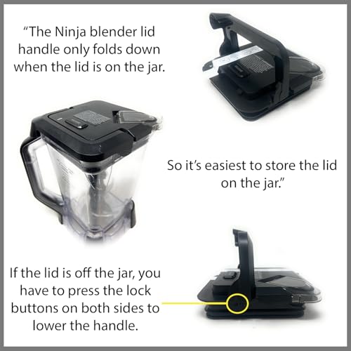 Tapa de repuesto para licuadora compatible con Ninja 72 oz miniatura 2
