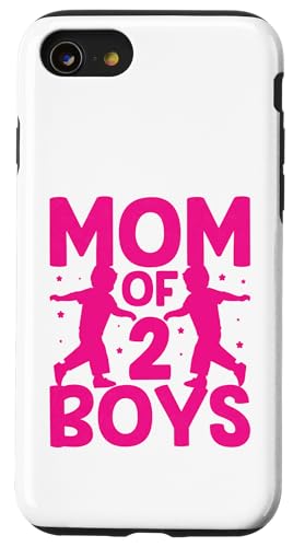 Mom Of Two Boys ̓ Ƒq ̌t X}zP[X iPhone SE (2020) / 7 / 8 p